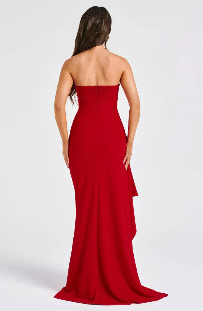 LUNA MAXI DRESS - RED