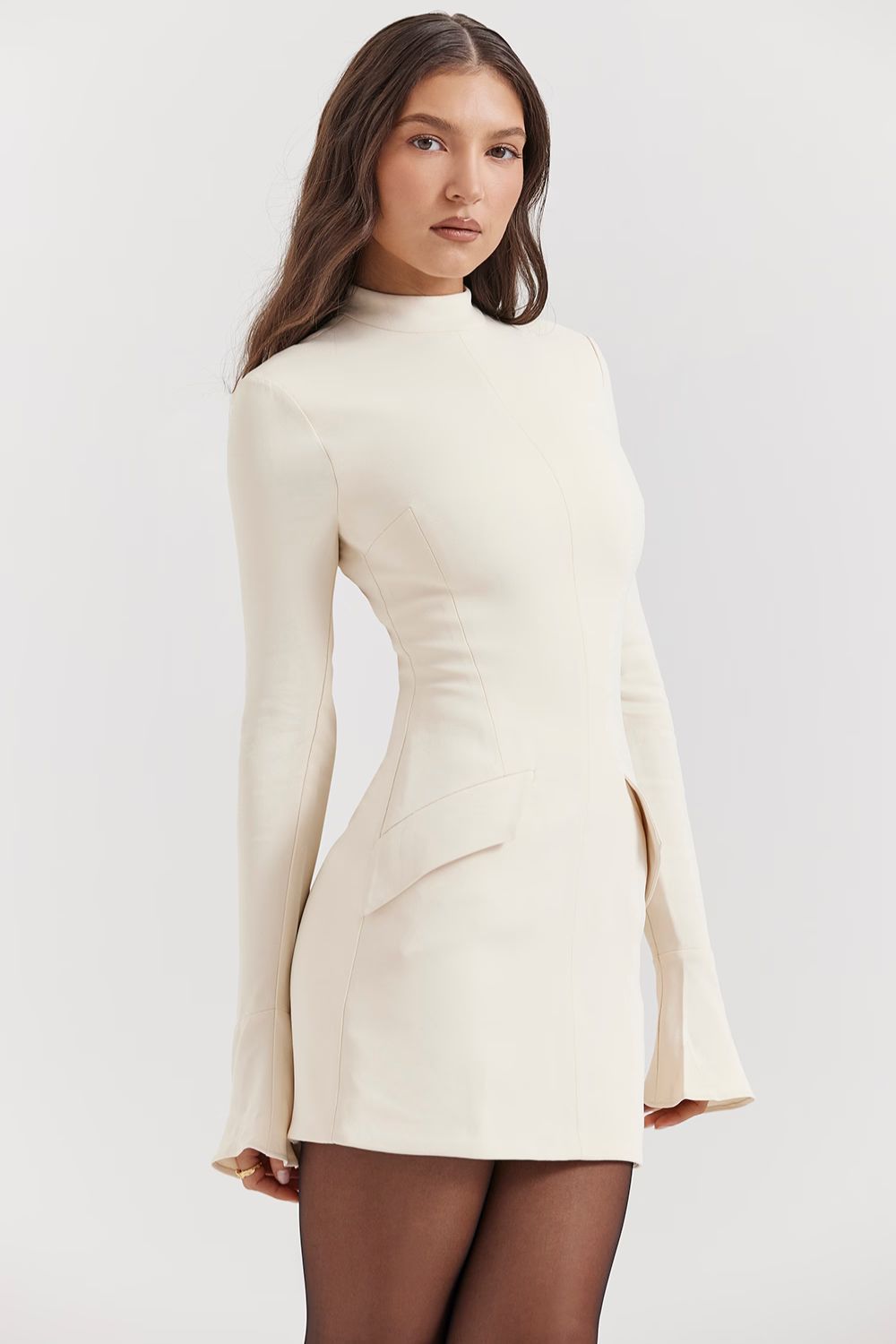 JADE MIDI DRESS - CREAM