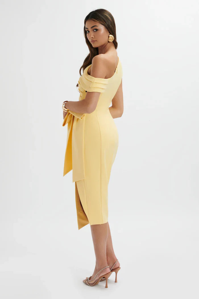 LIVINA MIDI DRESS - Yellow